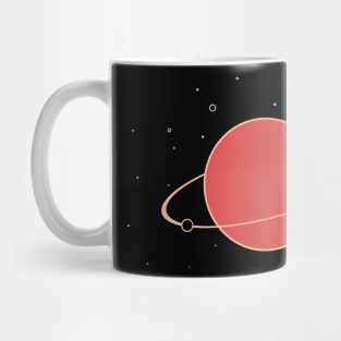 The red ringed planet Mug